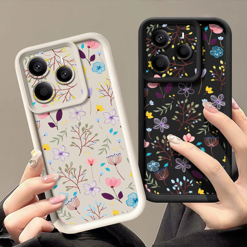Small Flower Pattern Phone Cas - Xiaomi Redmi Note 14 ulasan dan harga