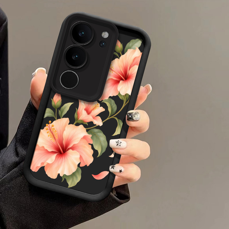 Cute Pink Lily Pattern Phone C - Vivo X200 ulasan dan harga