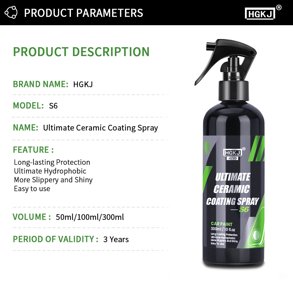 3pcs Nano Ceramic Coating HGKJ - Oleophobic Coating Spray ulasan dan harga