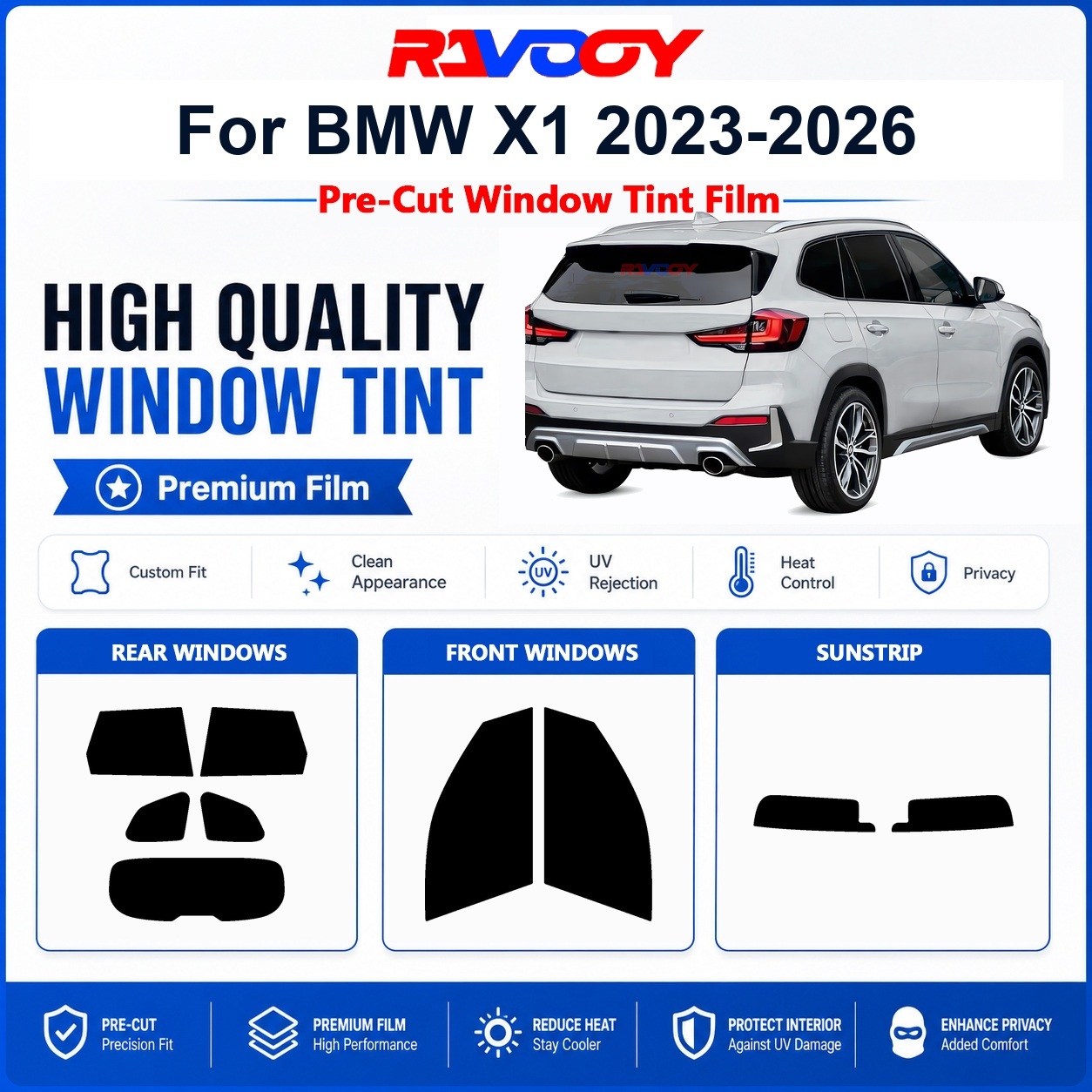 Premium Pre-Cut Window Tint Fo - Privacy Screen Protector ulasan dan harga