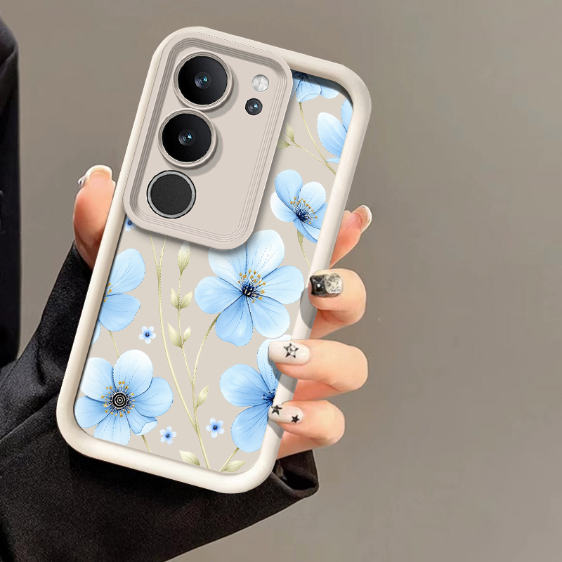 Blue Watercolor Floral Phone C - Vivo X200 ulasan dan harga