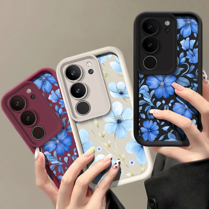Blue Watercolor Floral Phone C - Vivo X200 ulasan dan harga