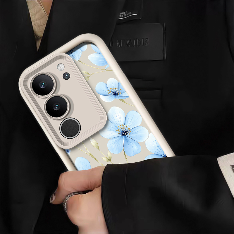 Blue Watercolor Floral Phone C - Vivo X200 ulasan dan harga